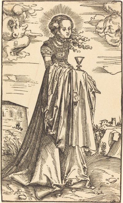 Santa Barbara da Lucas Cranach the Elder