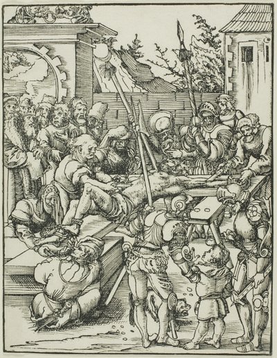 San Bartolomeo, da "Il martirio degli apostoli". da Lucas Cranach the Elder