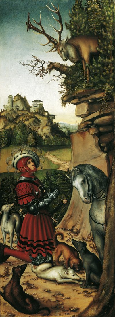 San Eustachio da Lucas Cranach the Elder