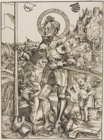 San Giorgio in piedi da Lucas Cranach the Elder