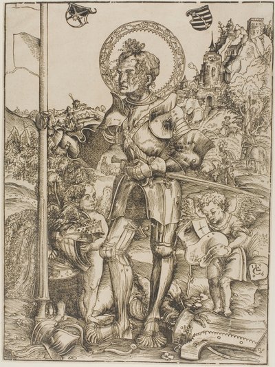 San Giorgio in piedi da Lucas Cranach the Elder