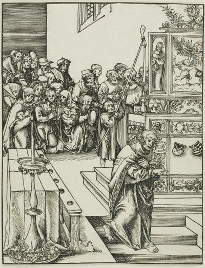 San Giovanni, da Il martirio degli apostoli da Lucas Cranach the Elder