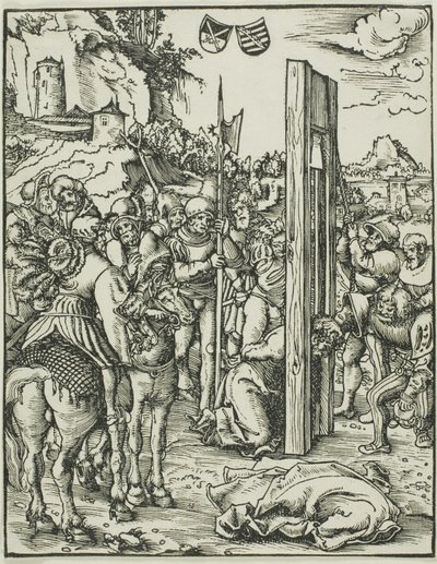 San Mattia, da Il martirio degli apostoli da Lucas Cranach the Elder