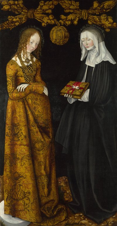 Sante Cristina e Ottilia da Lucas Cranach the Elder