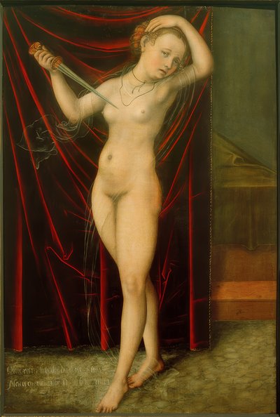 Suicidio di Lucrezia da Lucas Cranach the Elder