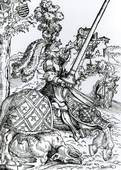 San Giorgio a cavallo, 1507 da Lucas Cranach the Elder