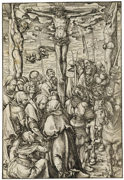 La crocifissione da Lucas Cranach the Elder