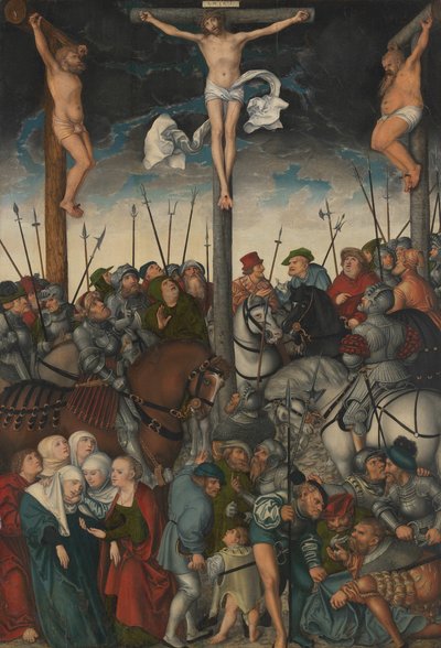 La crocifissione da Lucas Cranach the Elder