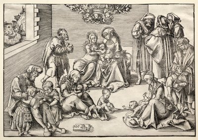 La Sacra Famiglia e i parenti da Lucas Cranach the Elder