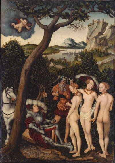 Il giudizio di Paride da Lucas Cranach the Elder