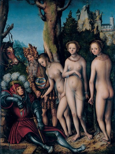 Il giudizio di Parigi da Lucas Cranach the Elder