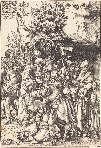 Il martirio di Santa Barbara da Lucas Cranach the Elder