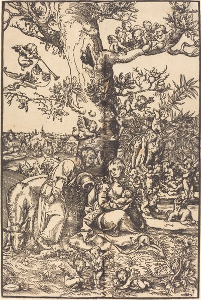 Il riposo durante la fuga in Egitto da Lucas Cranach the Elder
