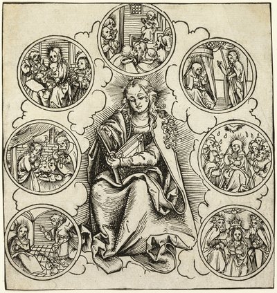 Le sette gioie di Maria da Lucas Cranach the Elder