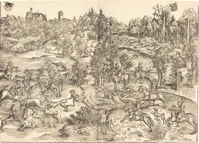 La caccia al cervo da Lucas Cranach the Elder