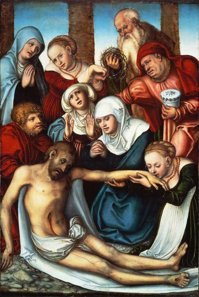 Il lamento su Cristo morto da Lucas Cranach the Elder