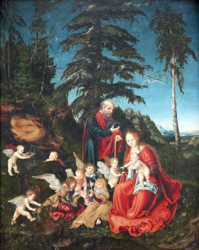 Il riposo durante la fuga in Egitto da Lucas Cranach the Elder