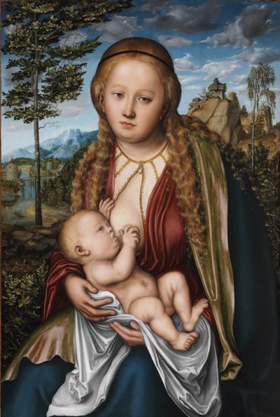 La Vergine che allatta il Bambino da Lucas Cranach the Elder