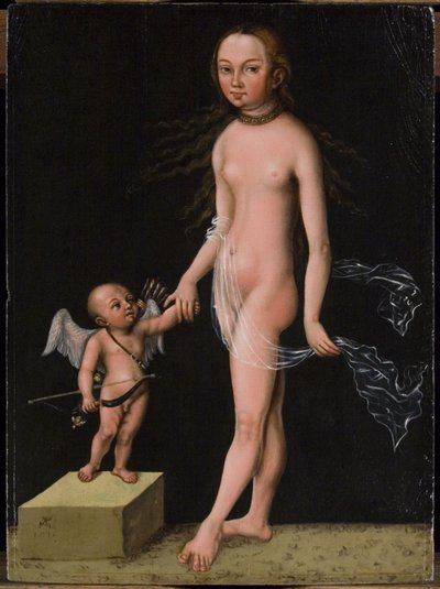 Venere e Cupido da Lucas Cranach the Elder