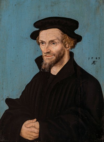 Filippo Melantone da Lucas Cranach the Elder and workshop