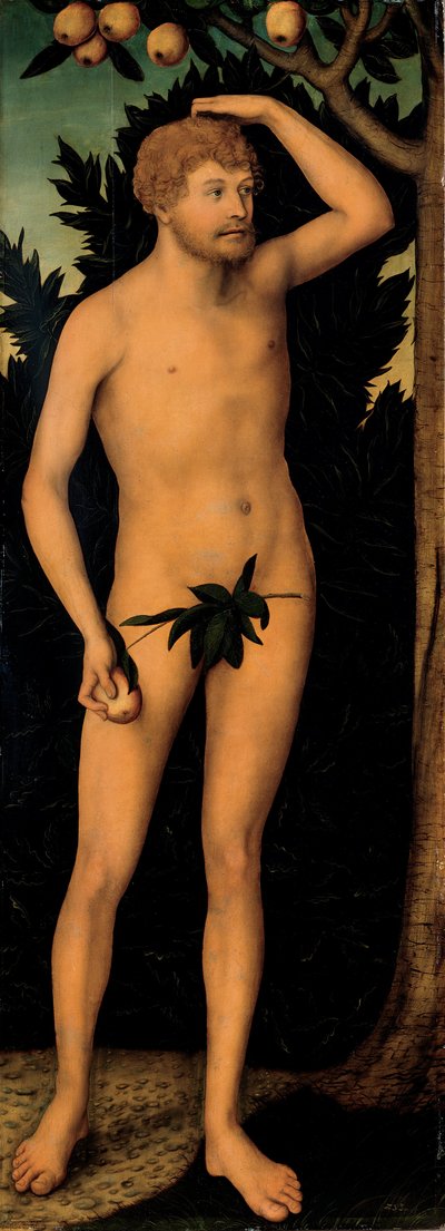 Adamo ed Eva da Lucas Cranach the Younger
