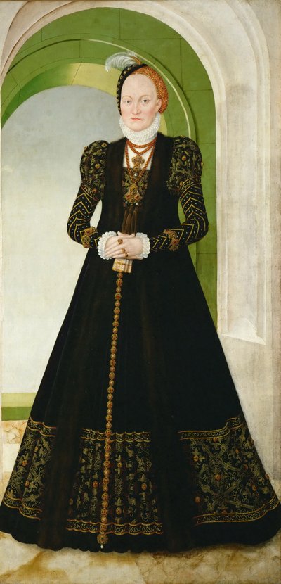 Anna di Danimarca, Elettrice di Sassonia da Lucas Cranach the Younger