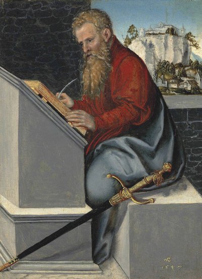 Tedesco: Der heilige Paul San Paolo nel suo studio da Lucas Cranach the Younger