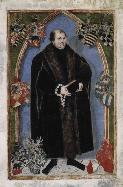 Ritratto di Giorgio III, Principe di Anhalt-Dessau 1507-1553, 1553 da Lucas Cranach the Younger
