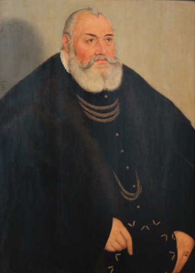 Ritratto di Giorgio il Pio di Brandeburgo-Ansbach da Lucas Cranach the Younger