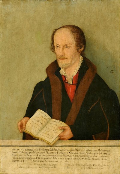 Ritratto di Philipp Melantone da Lucas Cranach the Younger