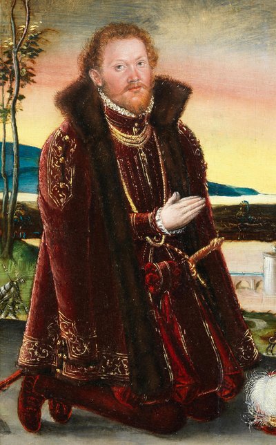 Ritratto del principe Joachim Ernst von Anhalt da Lucas Cranach the Younger
