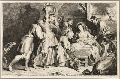 Adorazione dei pastori da Lucas Emil Vorsterman