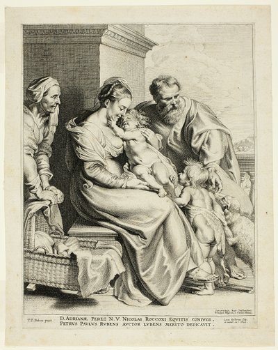 La Sacra Famiglia con Sant