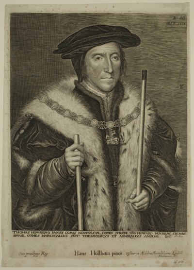 Thomas Howard, Duca di Norfolk da Lucas Emil Vorsterman