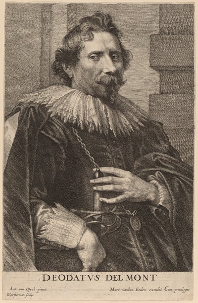 Deodat Delmont da Lucas Emil Vorsterman after Sir Anthony van Dyck