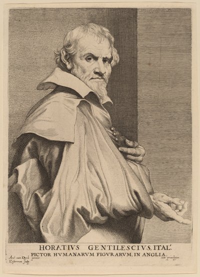 Orazio Gentileschi da Lucas Emil Vorsterman after Sir Anthony van Dyck