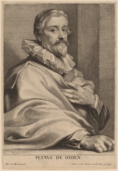 Pieter de Jode il Vecchio da Lucas Emil Vorsterman after Sir Anthony van Dyck