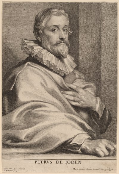 Pieter de Jode il Vecchio da Lucas Emil Vorsterman after Sir Anthony van Dyck