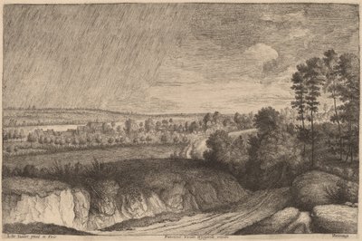 Paesaggio Piovoso da Lucas Emil Vosterman, after Lodewijk de Vadder