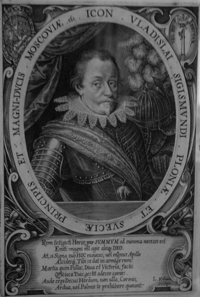 Re Ladislao IV Vasa di Polonia 1595-1648, Zar di Russia, prima del 1632 da Lucas Kilian