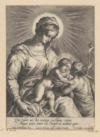 Maria con bambino e Giovanni Battista da Lucas Kilian