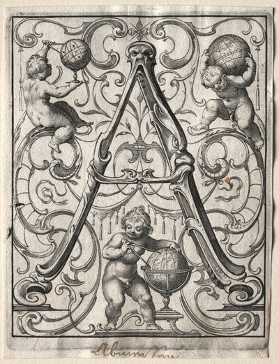 Nuovo libretto ABC: A, 1627 da Lucas Kilian