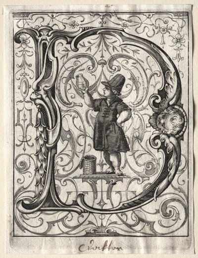 Nuovo libretto ABC: D, 1627 da Lucas Kilian