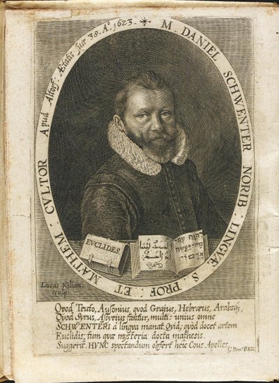 Ritratto di Daniel Schwenter da Lucas Kilian
