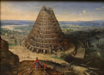 La Torre di Babele da Lucas Valckenborch van