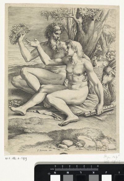 Giovane e vecchio capraio da Lucas Vorsterman (I)