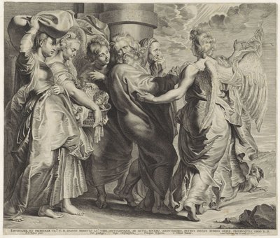 Lot lascia Sodoma da Lucas Vorsterman (I)