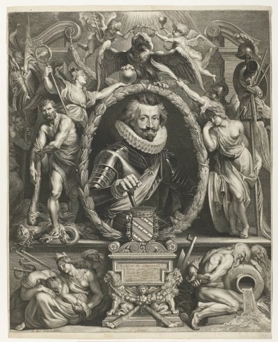 Ritratto di Charles Bonaventure de Longueval, Conte di Bucquoy da Lucas Vorsterman (I)