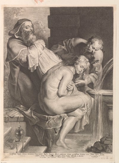 Susanna e i vecchioni da Lucas Vorsterman (I)