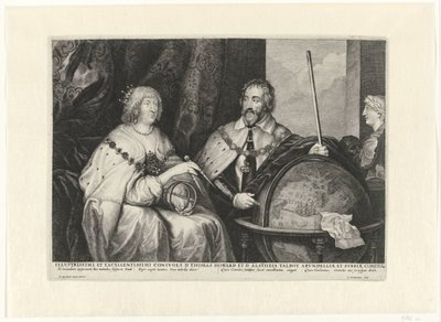 Thomas Howard, 2º conte di Arundel e sua moglie Alatheia Talbot da Lucas Vorsterman (I)